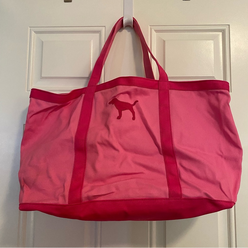 PINK Victoria's Secret canvas tote bag
